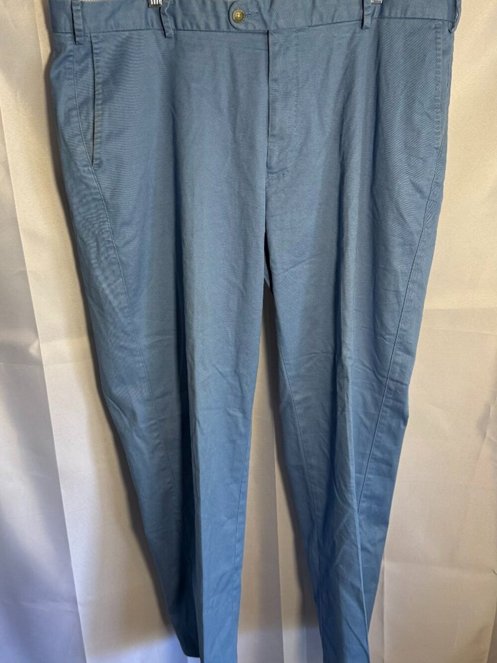 Peter Millar Men’s Pants Size 40 Blue Pima Cotton Stretch Chino Golf Casual